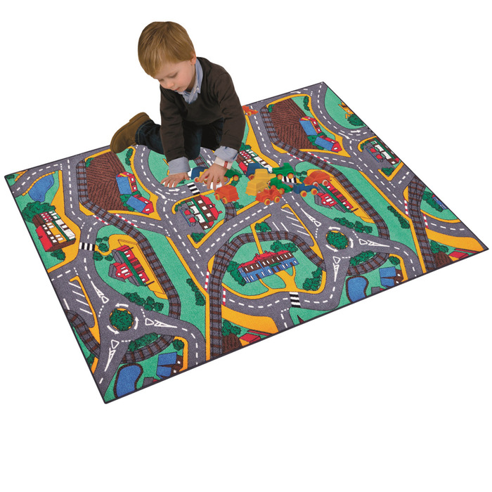 Trafiklegetæppe 67 x 100 cm - Paradiso Toys